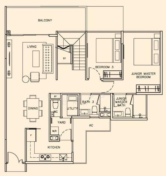Parc Olympia, 60 Flora Drive, Changi Airport / Changi Village, 3 Bedrooms, 2,164 sqft, Condominium For Sale, by Solomon Chow, 500291700 - PropertyGuru.com.sg