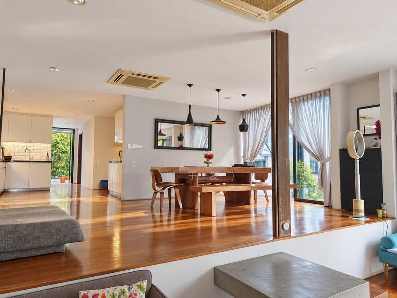 1 min walk to MRT, Mandai / Upper Thomson, 5 Bedrooms, 6,000 sqft, Corner Terrace For Sale, by Hoe Tze Huat (何子发), 500291706 - Dining Room - PropertyGuru.com.sg
