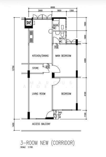 225 Yishun Street 21, 225 Yishun Street 21, Sembawang / Yishun, 2 Bedrooms, 721 sqft, HDB Flat For Sale, by Marcus Aiden Low, 500291715 - PropertyGuru.com.sg