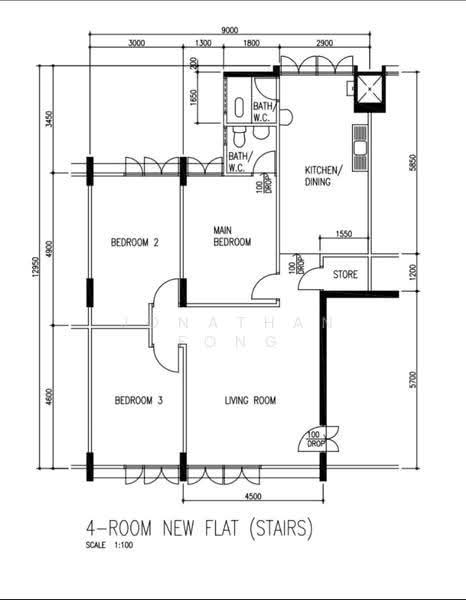 159 Tampines Street 12, 159 Tampines Street 12, Pasir Ris / Tampines, 3 Bedrooms, 980 sqft, HDB Flat For Sale, by Jonathan Fong, 500291739 - PropertyGuru.com.sg
