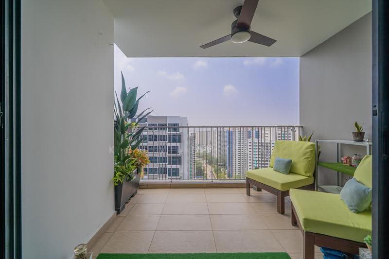 Lush Acres, 1 Fernvale Close, Seletar / Yio Chu Kang, 3 Bedrooms, 1,399 sqft, Condominium For Sale, by Kelvin Tan, 500291839 - Balcony - PropertyGuru.com.sg