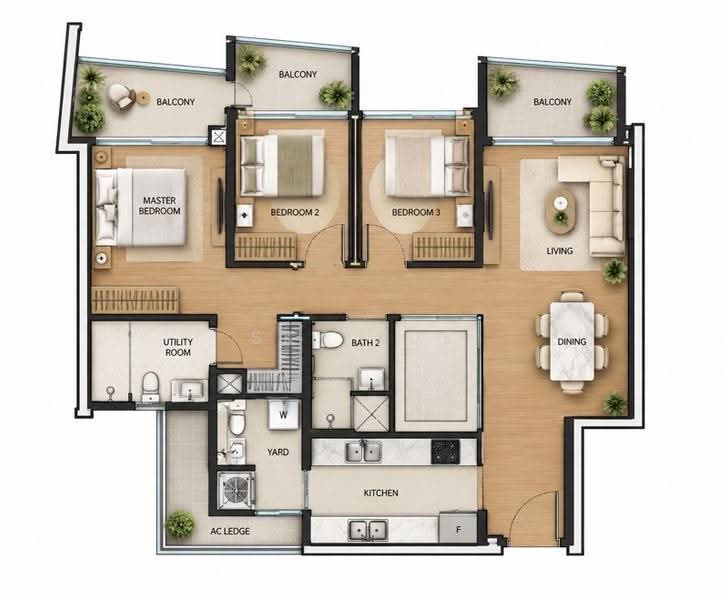 Skies Miltonia, 21 Miltonia Close, Sembawang / Yishun, 3 Bedrooms, 1,130 sqft, Condominium For Sale, by Sky Xue, 500291844 - PropertyGuru.com.sg