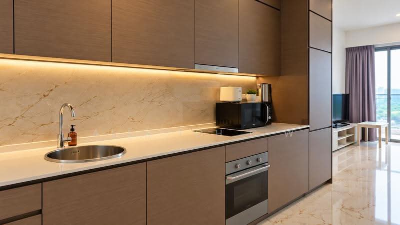 Queens Peak, 1 Dundee Road, Alexandra / Commonwealth, 2 Bedrooms, 775 sqft, Condominium For Rent, by Alex Toh C W, 500291846 - Kitchen - PropertyGuru.com.sg