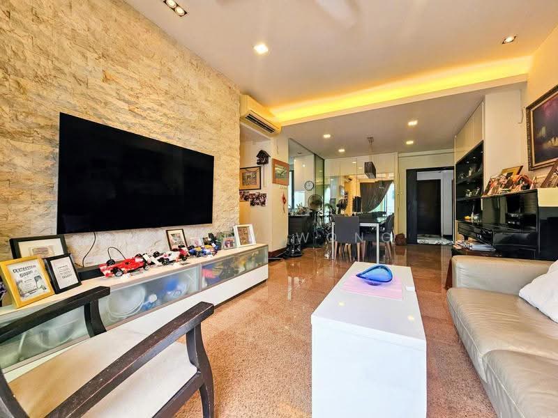 Springdale Condo, 51 Hindhede Walk, Clementi Park / Upper Bukit Timah, 3 Bedrooms, 1,152 sqft, Condominium For Sale, by Mindy Wong, 500291911 - Living Room - PropertyGuru.com.sg