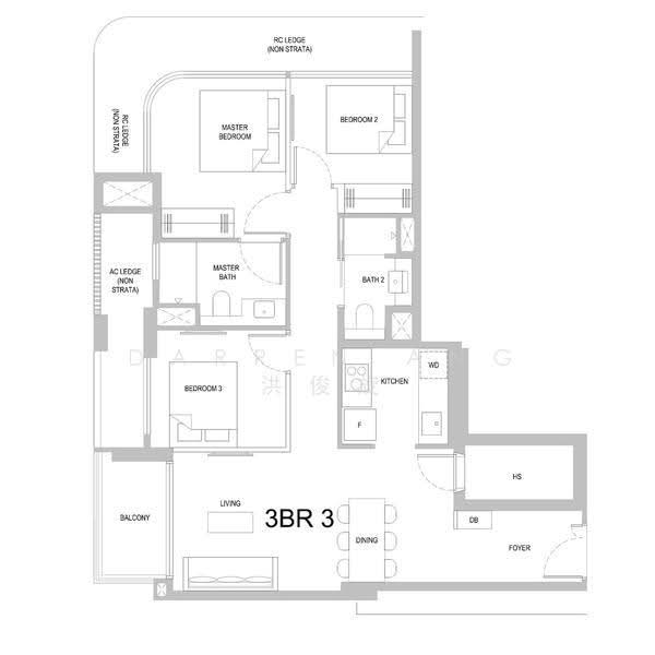 One Marina Gardens, 1 Marina Garden Lane, Boat Quay / Raffles Place / Marina, 3 Bedrooms, 904 sqft, Condominium For Sale, by Darren Ang 洪俊旋, 500291973 - PropertyGuru.com.sg