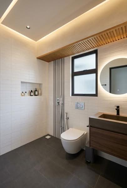 675D Fern Grove @ Yishun, 675D Yishun Avenue 4, Sembawang / Yishun, 2 Bedrooms, 732 sqft, HDB Flat For Sale, by Ethan Goh, 500292005 - Bathroom AI image - PropertyGuru.com.sg