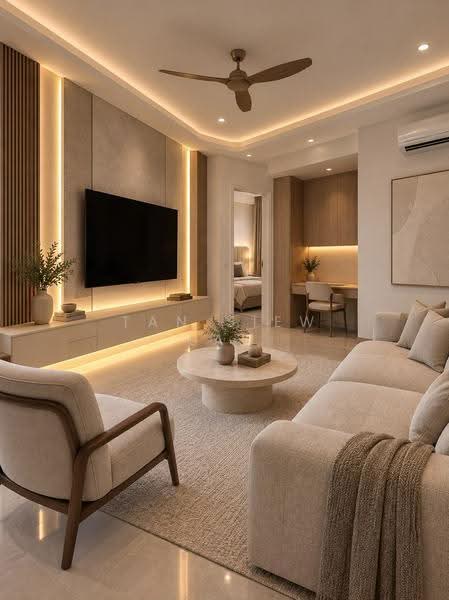 Casa Sarina, 101 Lorong Sarina, Eunos / Geylang / Paya Lebar, 2 Bedrooms, 990 sqft, Condominium For Sale, by Tan Siew Lay, 500292007 - Living Room - PropertyGuru.com.sg