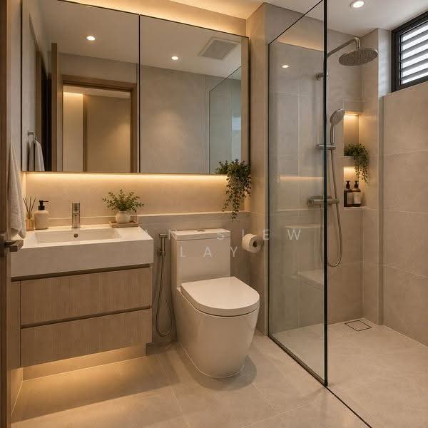 Casa Sarina, 101 Lorong Sarina, Eunos / Geylang / Paya Lebar, 2 Bedrooms, 990 sqft, Condominium For Sale, by Tan Siew Lay, 500292007 - Bathroom - PropertyGuru.com.sg