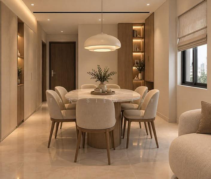 Casa Sarina, 101 Lorong Sarina, Eunos / Geylang / Paya Lebar, 2 Bedrooms, 990 sqft, Condominium For Sale, by Tan Siew Lay, 500292007 - Dining Room - PropertyGuru.com.sg