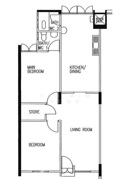 232 Ang Mo Kio Avenue 3, 232 Ang Mo Kio Avenue 3, Ang Mo Kio / Bishan / Thomson, 2 Bedrooms, 721 sqft, HDB Flat For Sale, by Teo Kim Yong, 500292053 - PropertyGuru.com.sg