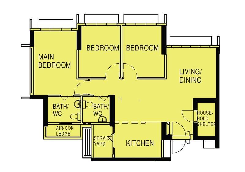 112A Alkaff Crescent, 112A Alkaff Crescent, Balestier / Toa Payoh, 3 Bedrooms, 1,001 sqft, HDB Flat For Sale, by Kin ,, 500292157 - PropertyGuru.com.sg