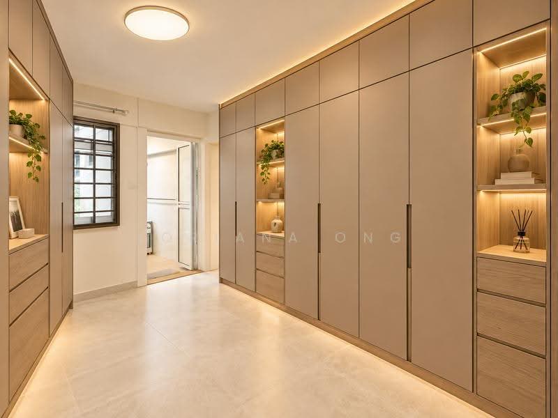 141 Marsiling Road, 141 Marsiling Road, Admiralty / Woodlands, 4 Bedrooms, 1,872 sqft, HDB Flat For Sale, by Loriana Ong, 500292173 - Master room walk-in Waredrobe - PropertyGuru.com.sg