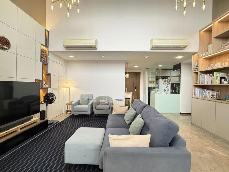 River Isles, 56 Edgedale Plains, Hougang / Punggol / Sengkang, 3 Bedrooms, 2,046 sqft, Condominium For Sale, by Kavin Kuah, 500292217 - Living Room - PropertyGuru.com.sg