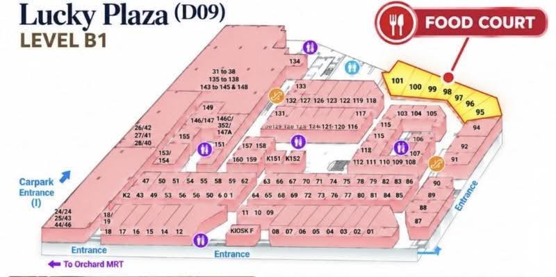 Floor plan of B1