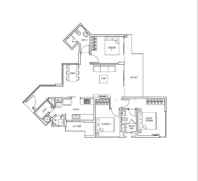 Miltonia Residences, 528 Miltonia Close, Sembawang / Yishun, 3 Bedrooms, 1,141 sqft, Condominium For Sale, by Linda Yang, 500292373 - PropertyGuru.com.sg