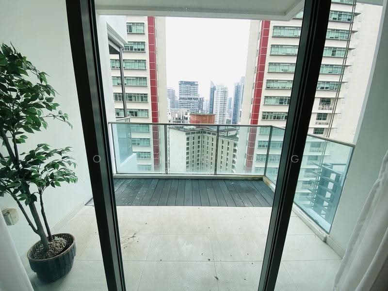 Lincoln Suites, 3 Khiang Guan Avenue, Newton / Novena, 1 Bedroom, 527 sqft, Condominium For Sale, by Soh Yung Long 苏勇龙, 500292477 - Balcony - PropertyGuru.com.sg