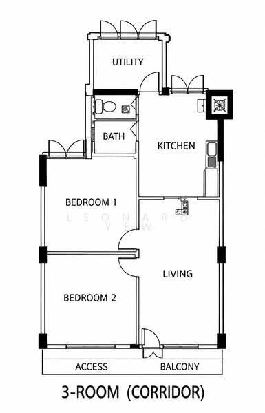 68 Geylang Bahru, 68 Geylang Bahru, Balestier / Toa Payoh, 3 Bedrooms, 700 sqft, HDB Flat For Sale, by Leonard Yew, 500292481 - PropertyGuru.com.sg
