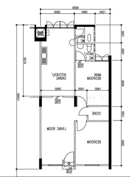 232 Ang Mo Kio Avenue 3, 232 Ang Mo Kio Avenue 3, Ang Mo Kio / Bishan / Thomson, 2 Bedrooms, 721 sqft, HDB Flat For Sale, by LILY GOH, 500292588 - PropertyGuru.com.sg