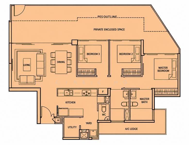 Parc Centros, 80 Punggol Central, Hougang / Punggol / Sengkang, 3 Bedrooms, 1,496 sqft, Condominium For Sale, by Cynric Ho, 500292592 - PropertyGuru.com.sg