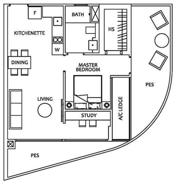 Stevens Suites, 2 Stevens Close, Tanglin / Holland / Bukit Timah, 1 Bedroom, 721 sqft, Condominium For Rent, by Toh Jun Chong, 500292633 - PropertyGuru.com.sg