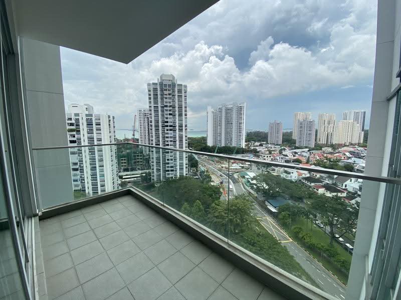 One Amber, East Coast / Marine Parade, 4 Bedrooms, 1,701 sqft, Condominium For Rent, by Priscilla Ong, 500292644 - Balcony - PropertyGuru.com.sg