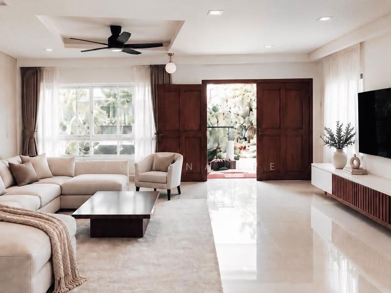 Sembawang Hills Estate, 1 Nemesu Avenue, Ang Mo Kio / Bishan / Thomson, 4 Bedrooms, 3,680 sqft, Terraced House For Sale, by Juliana Lee, 500292659 - Living Room - PropertyGuru.com.sg