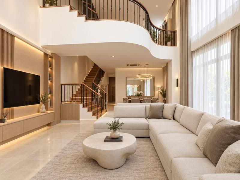 GREAT VALUE!!! Possibly THE BEST BUY Corner Terrace @ Sennett/Lucky Estate!, North Facing | 6 Bedrooms, 6 Bathrooms | Cul-De-Sac, Bedok / Upper East Coast, 7 Bedrooms, 4,000 sqft, Corner Terrace For Sale, by Melvin Ng, 500292681 - Living Room - PropertyGuru.com.sg