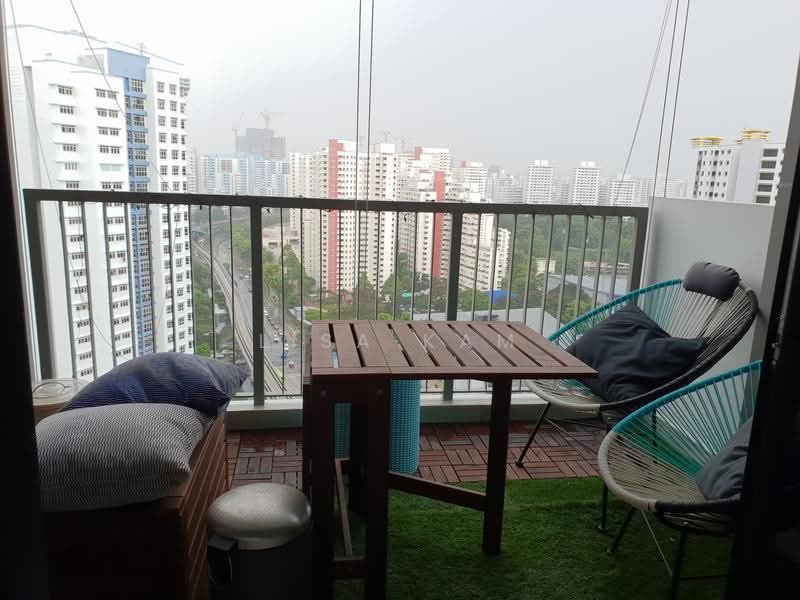 Hillion Residences, 12 Jelebu Road, Dairy Farm / Bukit Panjang / Choa Chu Kang, 2 Bedrooms, 710 sqft, Condominium For Sale, by Lisa Kam, 500292705 - Balcony - PropertyGuru.com.sg