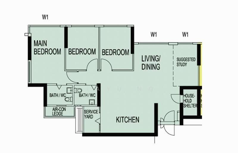 402A Fernvale Lane, 402A Fernvale Lane, Hougang / Punggol / Sengkang, 3 Bedrooms, 1,216 sqft, HDB Flat For Sale, by Jiayu Ng, 500292715 - PropertyGuru.com.sg