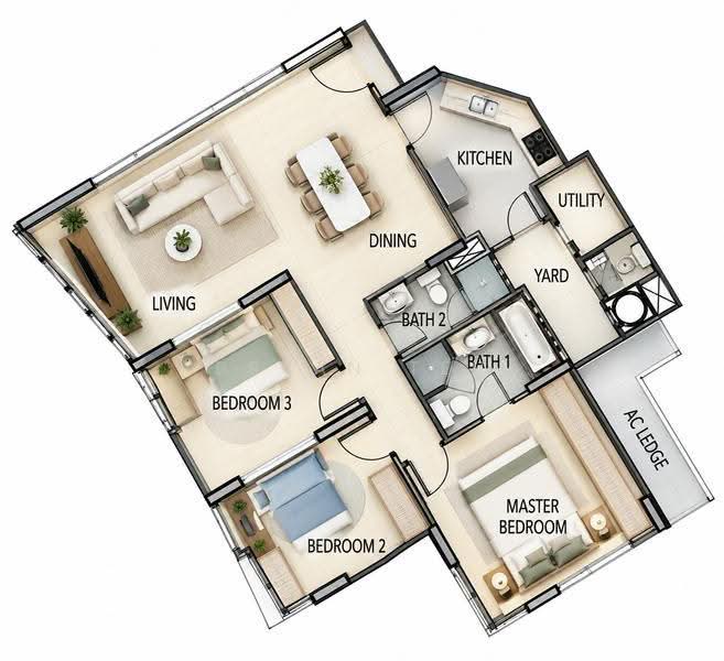 Rafflesia Condo, 31 Bishan Street 21, Ang Mo Kio / Bishan / Thomson, 3 Bedrooms, 1,195 sqft, Condominium For Rent, by Bryan Teh, 500292857 - PropertyGuru.com.sg