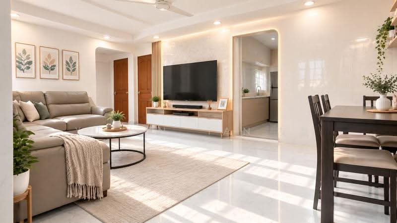 728 Yishun Street 71, 728 Yishun Street 71, Sembawang / Yishun, 3 Bedrooms, 957 sqft, HDB Flat For Sale, by Yu Yin, Tan 友盈, 500292884 - Living Room - PropertyGuru.com.sg