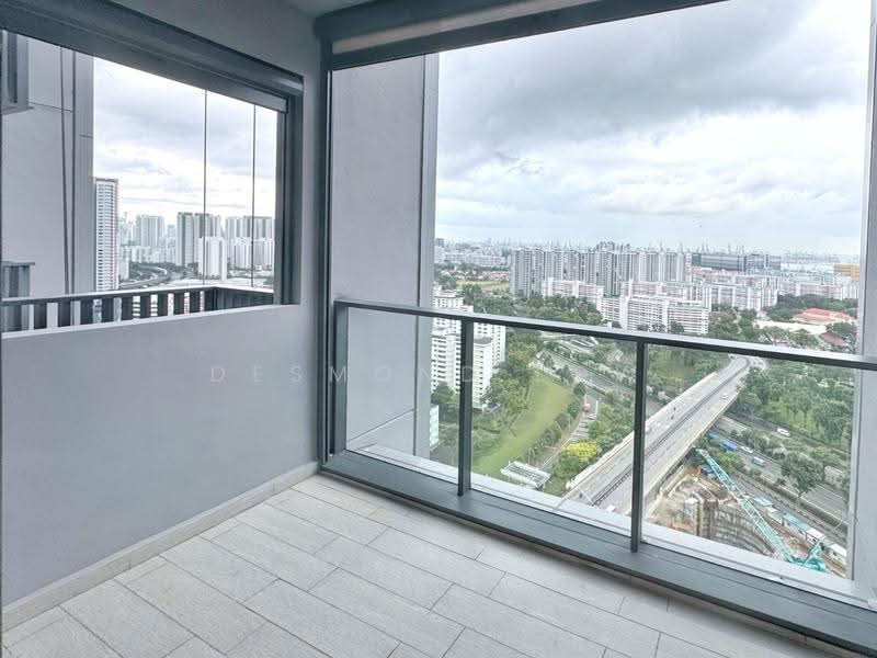 Parc Clematis, 8C Jalan Lempeng, Buona Vista / West Coast / Clementi New Town, 1 Bedroom, 452 sqft, Condominium For Rent, by Desmond Low, 500293007 - Balcony - PropertyGuru.com.sg