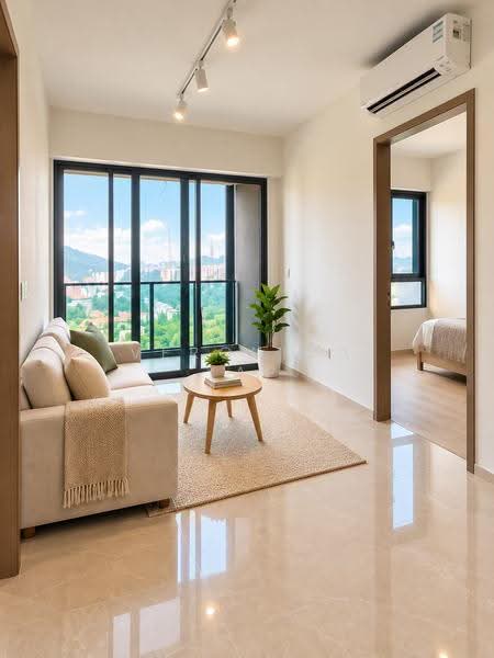 The Myst, 800 Upper Bukit Timah Road, Dairy Farm / Bukit Panjang / Choa Chu Kang, 2 Bedrooms, 678 sqft, Condominium For Rent, by Veronica Yap, 500293010 - Living Room - PropertyGuru.com.sg