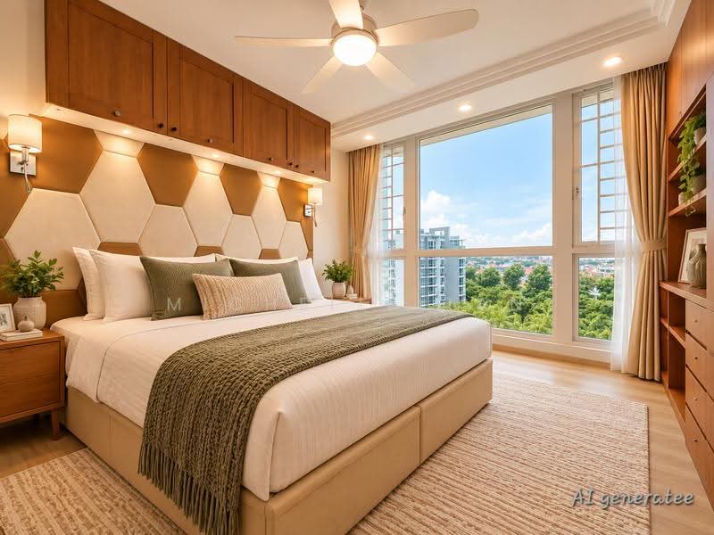 Changi Rise Condo, 16 Simei Rise, Pasir Ris / Tampines, 3 Bedrooms, 1,259 sqft, Condominium For Sale, by Michelle Tan, 500293066 - Bedroom - PropertyGuru.com.sg