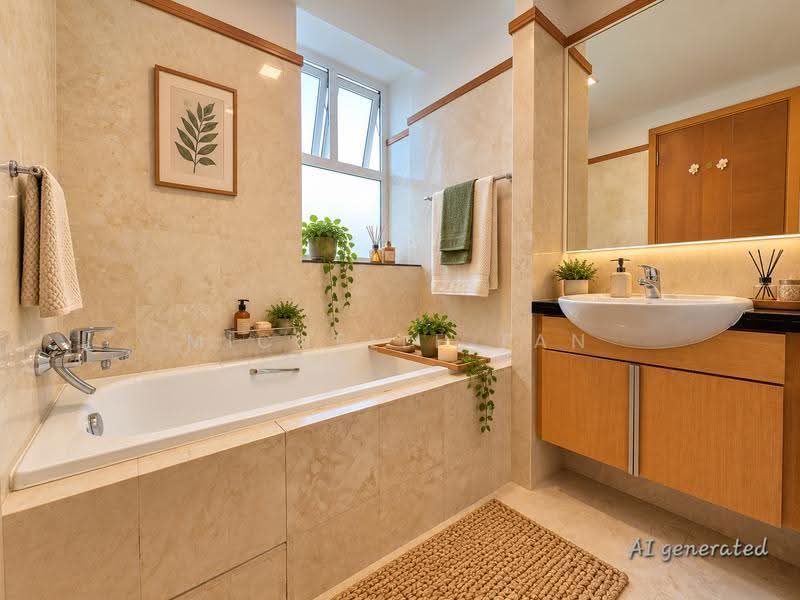 Changi Rise Condo, 16 Simei Rise, Pasir Ris / Tampines, 3 Bedrooms, 1,259 sqft, Condominium For Sale, by Michelle Tan, 500293066 - Bathroom - PropertyGuru.com.sg