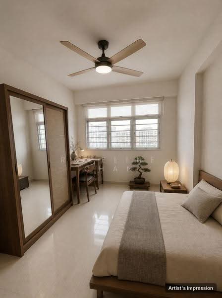 207C Punggol Place, 207C Punggol Place, Hougang / Punggol / Sengkang, 3 Bedrooms, 990 sqft, HDB Flat For Sale, by Roseline Chan, 500293068 - Another Common Bedroom-Artist Impression - PropertyGuru.com.sg