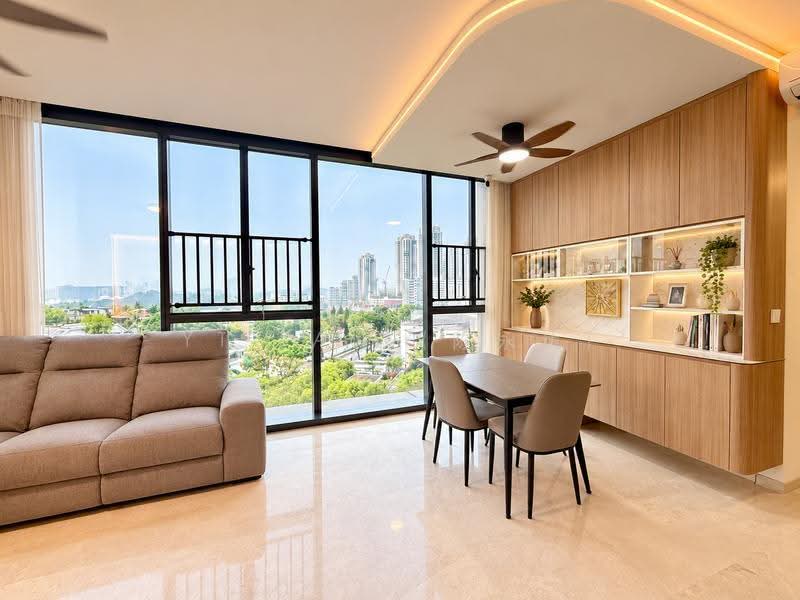 Parc Clematis, 6A Jalan Lempeng, Buona Vista / West Coast / Clementi New Town, 3 Bedrooms, 1,249 sqft, Condominium For Sale, by YT Tan (陈永达), 500293088 - Living Room - PropertyGuru.com.sg
