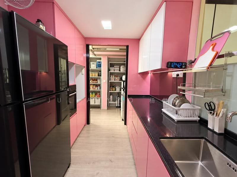 Bellewoods, 100 Woodlands Avenue 5, Admiralty / Woodlands, 3 Bedrooms, 1,346 sqft, Condominium For Sale, by Julia Yeo 杨舒慧, 500293100 - Kitchen - PropertyGuru.com.sg