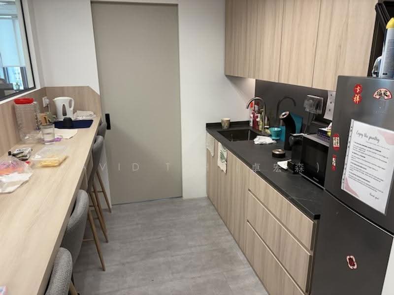 Modern Fitted Office, Raffles Place, Raffles Place Robinson Road Shenton Way Cecil Street Tanjong Pagar, Boat Quay / Raffles Place / Marina, 1,442 sqft, Office For Rent, by David Toh (卓宏森), 500293228 - Kitchen - CommercialGuru.com.sg