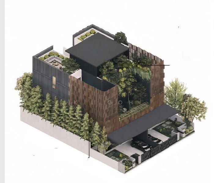 **LANDED7772**PAIR OF BRAND NEW SEMI D WITH WIDE FRONTAGE WALK TO MRT, 1KM TO SCGS, ACS, Robin Close, Steven Road, Tanglin / Holland / Bukit Timah, 6 Bedrooms, 5,988 sqft, Semi-Detached House For Sale, by K L Goh, 500293257 - Exterior - PropertyGuru.com.sg