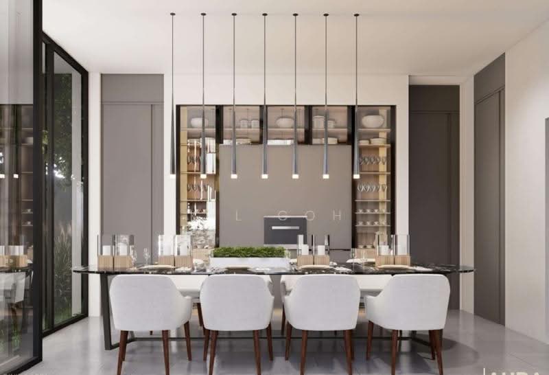 **LANDED7772**PAIR OF BRAND NEW SEMI D WITH WIDE FRONTAGE WALK TO MRT, 1KM TO SCGS, ACS, Robin Close, Steven Road, Tanglin / Holland / Bukit Timah, 6 Bedrooms, 5,988 sqft, Semi-Detached House For Sale, by K L Goh, 500293257 - Dining Room - PropertyGuru.com.sg