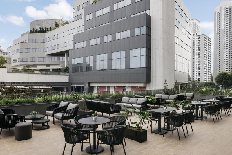 Quincy House Singapore, 5 Holland Village Way, Tanglin / Holland / Bukit Timah, 2 Bedrooms, 721 sqft, Apartment For Rent, by Alvin Chee, 500293391 - Alfresco Seating Area - PropertyGuru.com.sg