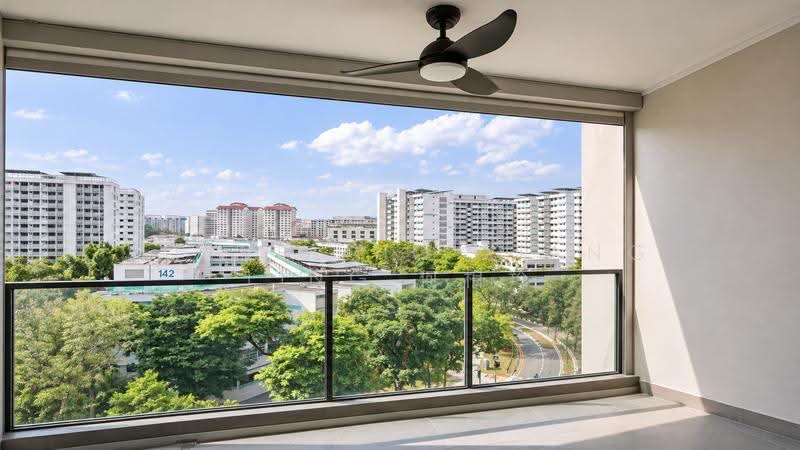 Affinity At Serangoon, Hougang / Punggol / Sengkang, 1 Bedroom, 538 sqft, Condominium For Rent, by Sophia Ho Xiang Ling 何相羚, 500293457 - Balcony - PropertyGuru.com.sg