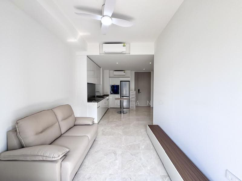 Spacious living and dining area