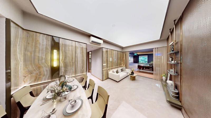 Lentor Gardens Residences, 68 Lentor Gardens, Mandai / Upper Thomson, 5 Bedrooms, 1,496 sqft, Apartment For Sale, by Raye Cham, 500293628 - Dining Room - PropertyGuru.com.sg