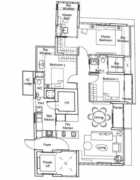 One Tree Hill Residence, 1A One Tree Hill, Tanglin / Holland / Bukit Timah, 3 Bedrooms, 1,227 sqft, Condominium For Rent, by Wesley Lee, 500293721 - PropertyGuru.com.sg