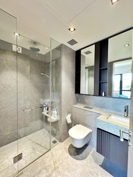 KI Residences At Brookvale, 20 Brookvale Drive, Clementi Park / Upper Bukit Timah, 2 Bedrooms, 753 sqft, Condominium For Rent, by Victoria Ann Lim, 500293781 - Bathroom - PropertyGuru.com.sg