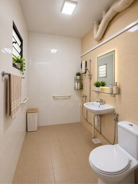 225 Tampines Street 23, 225 Tampines Street 23, Pasir Ris / Tampines, 3 Bedrooms, 1,130 sqft, HDB Flat For Sale, by Dominik Chow, 500293796 - Bathroom - PropertyGuru.com.sg