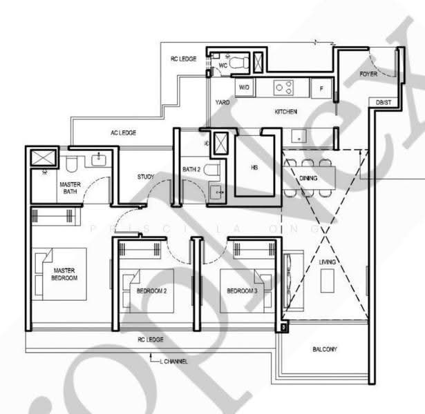 Grand Dunman, 16 Dunman Road, East Coast / Marine Parade, 3 Bedrooms, 1,119 sqft, Condominium For Sale, by Priscilla Ong, 500293845 - PropertyGuru.com.sg