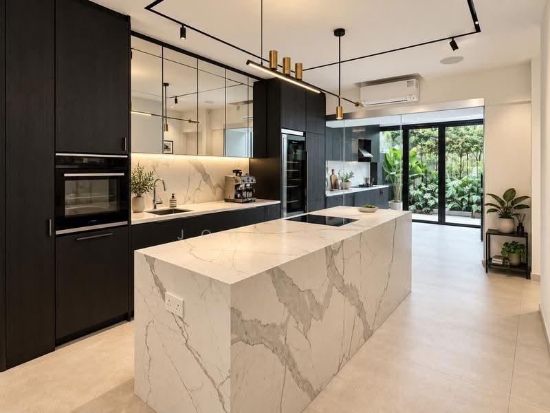 Brighton Avenue, Brighton, Serangoon Gardens vicinity, Hougang / Punggol / Sengkang, 5 Bedrooms, 3,500 sqft, Terraced House For Sale, by John Lee, 500293859 - Kitchen - PropertyGuru.com.sg